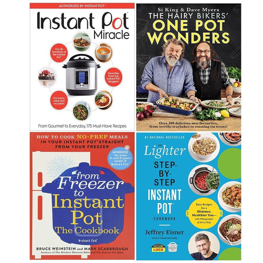 From Freezer to Instant Pot Cookbook,Lighter Step-ByStep,One Pot Wonders 4 Books Set - The Book Bundle
