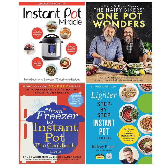 From Freezer to Instant Pot Cookbook,Lighter Step-ByStep,One Pot Wonders 4 Books Set - The Book Bundle