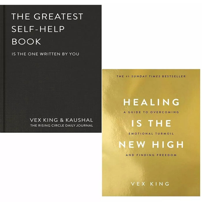 Vex King Collection 2 Books Set Healing Is the New High, Greatest Self-Help - The Book Bundle