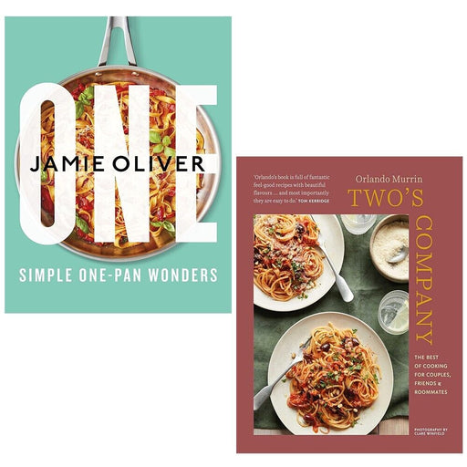 One Simple One-Pan Wonders Jamie Oliver, Twos Company Orlando Murrin 2 Books Set - The Book Bundle