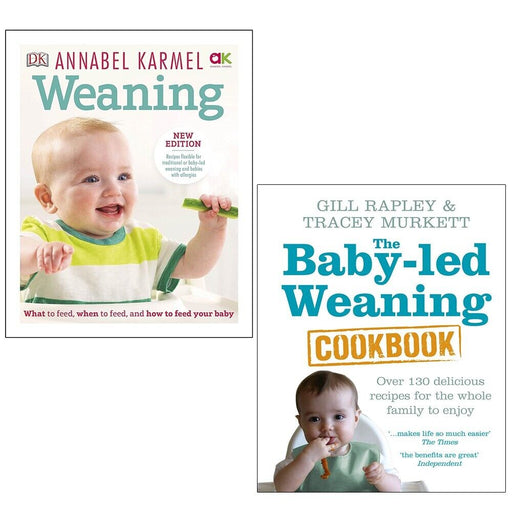 Weaning Annabel Karmel, Baby-led Weaning Cookbook Gill Rapley 2 Books Set - The Book Bundle