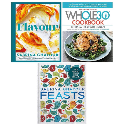 Flavour,Whole30 Cookbook Melissa HartwigUrban,Feasts Sabrina Ghayour 3 Books Set - The Book Bundle