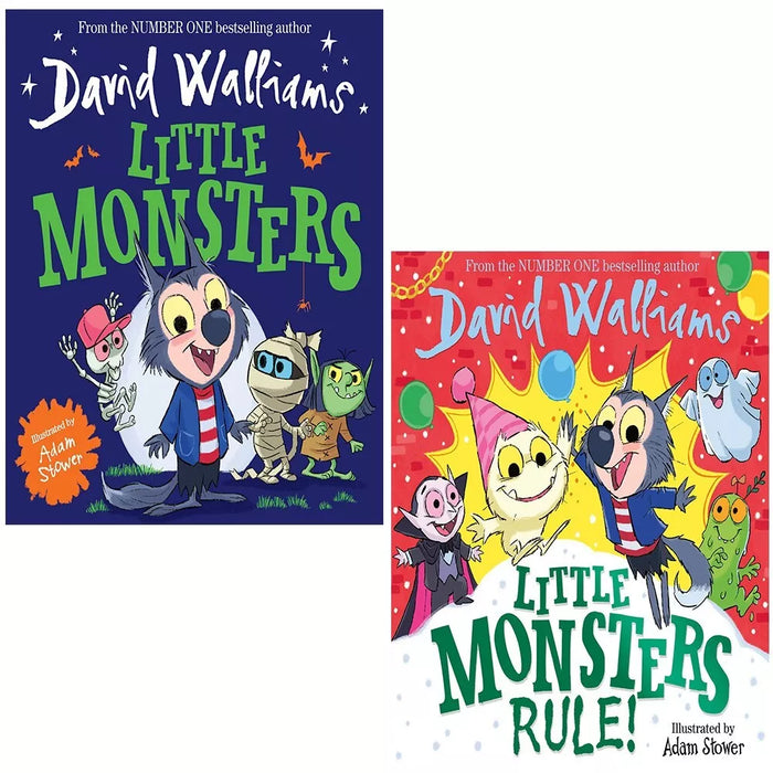 Little Monsters Rule Collection 2 Books Set by (David Walliams,Adam Stower (HB)) - The Book Bundle