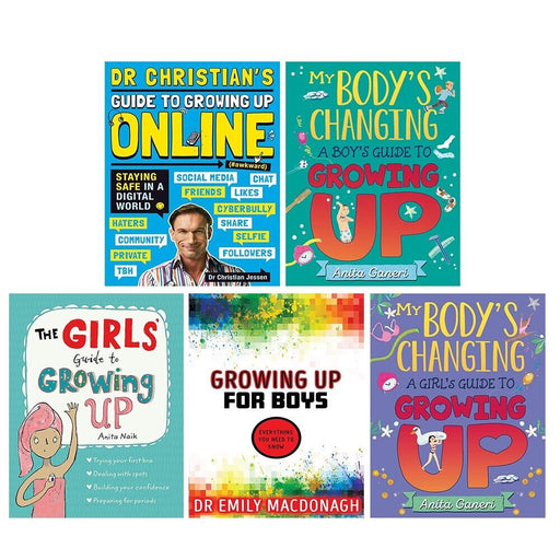 Dr Christians Guide to Growing Up 5 Books Set A Girl's Guide, My Body's Changing - The Book Bundle