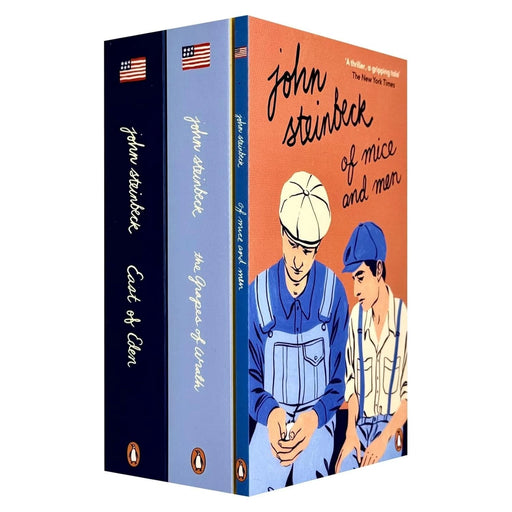 Mr John Steinbeck 3 Books Collection Set (The Grapes of Wrath, East of Eden, Of Mice and Men) - The Book Bundle