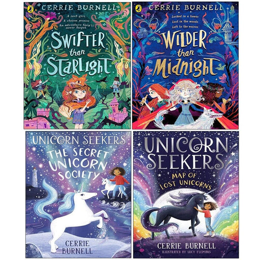 Wilder Than Midnight and Unicorn Seekers Series 4 Books Set by Cerrie Burnell - The Book Bundle