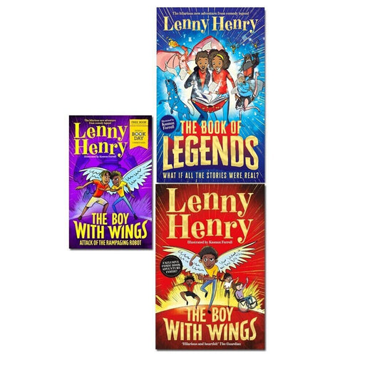 Lenny Henry Collection 3 Books Set (The Boy With Wings, The Book of Legends) - The Book Bundle