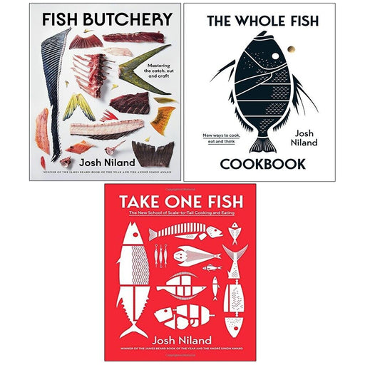Josh Niland Collection 3 Books Set Fish Butchery, Take One Fish, Whole Fish - The Book Bundle