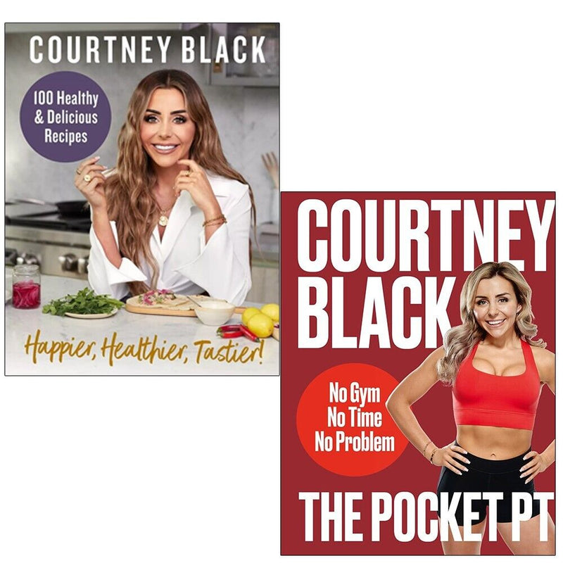 Courtney Black Collection 2 Books Set Happier Healthier Tastier!, The Pocket PT - The Book Bundle
