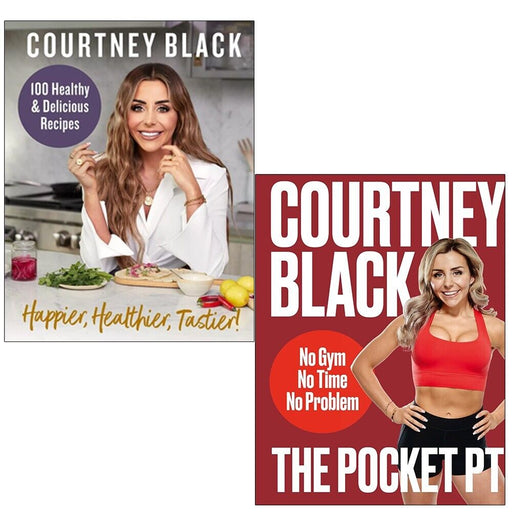 Courtney Black Collection 2 Books Set Happier Healthier Tastier!, The Pocket PT - The Book Bundle