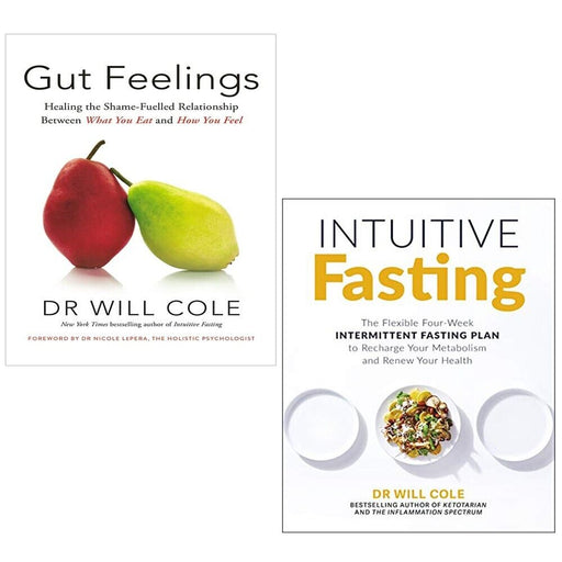 Dr Will Cole Collection 2 Books Set Gut Feelings, Intuitive Fasting - The Book Bundle