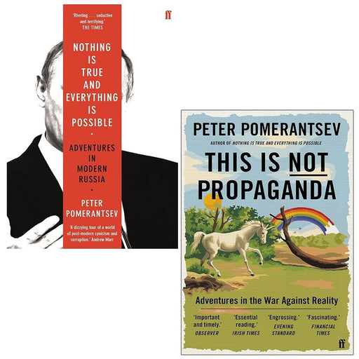 Peter Pomerantsev Collection 2 Books Set This Is Not Propaganda, Nothing is True - The Book Bundle
