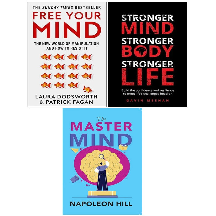 Free Your Mind, Master Mind, Stronger Mind, Stronger Body Life 3 Books Set - The Book Bundle