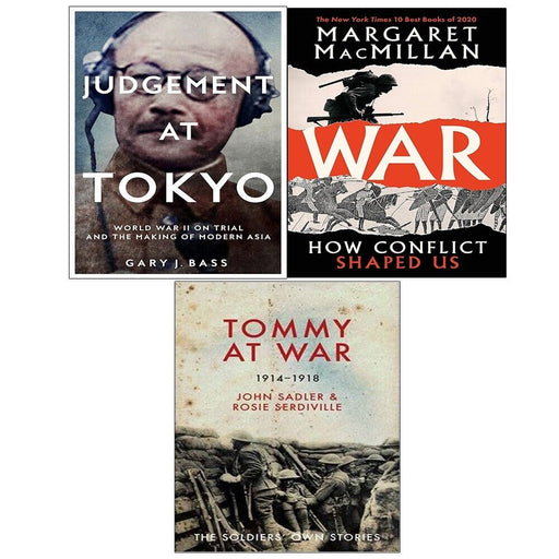 Judgement at Tokyo, War,Tommy At War John Sadler 3 Books Set Hardcover - The Book Bundle