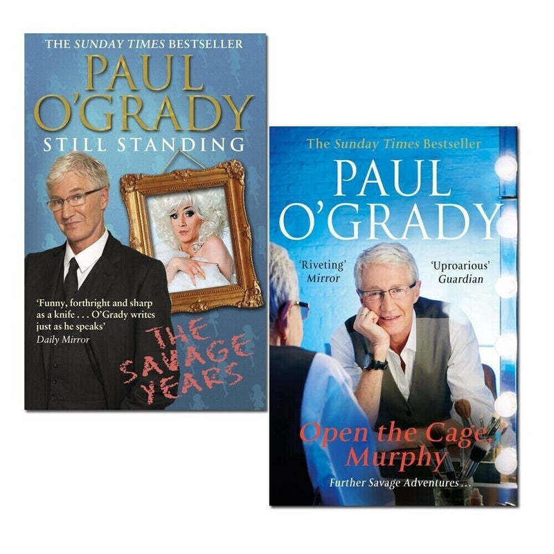 Paul O'Grady Collection 2 Books Set Still Standing, Open the Cage Murphy - The Book Bundle