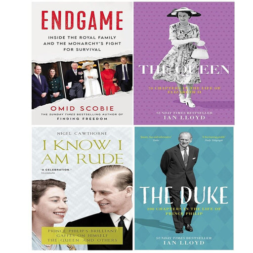 Endgame Omid Scobie (HB), Queen HB, Duke Ian Lloyd, I Know I Am Rude 4 Books Set - The Book Bundle
