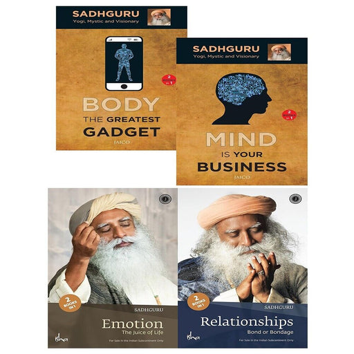 Hover to zoom Have one to sell? Sell it yourself Sadhguru Jaggi Vasudev Collection 4 Books Set Mind is Your Business,Body Greates - The Book Bundle