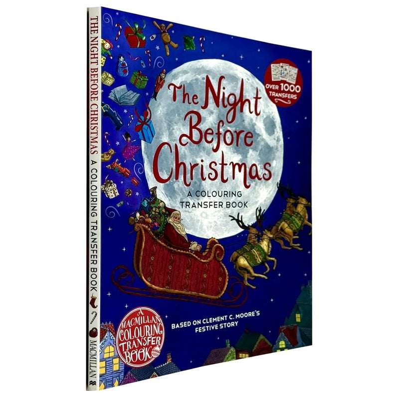 The Night Before Christmas: A Colouring Transfer Book by Clement C. Moore - The Book Bundle