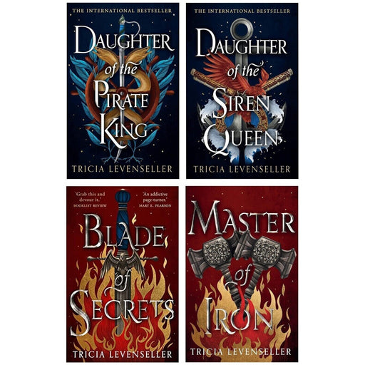 Tricia Levenseller Collection 4 Books Set Blade of Secrets & Master of Iron - The Book Bundle