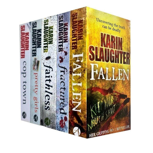 Karin Slaughter 5 Books Collection Set Fallen, Faithless, Fractured ,Cop Town - The Book Bundle