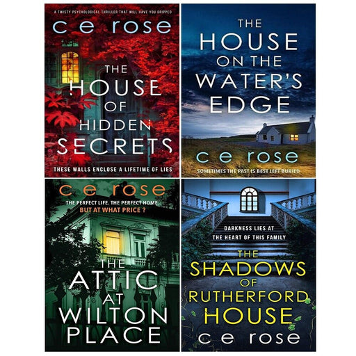 CE Rose Collection 4 Books Set House of Hidden Secrets,House on the Water's Edge - The Book Bundle