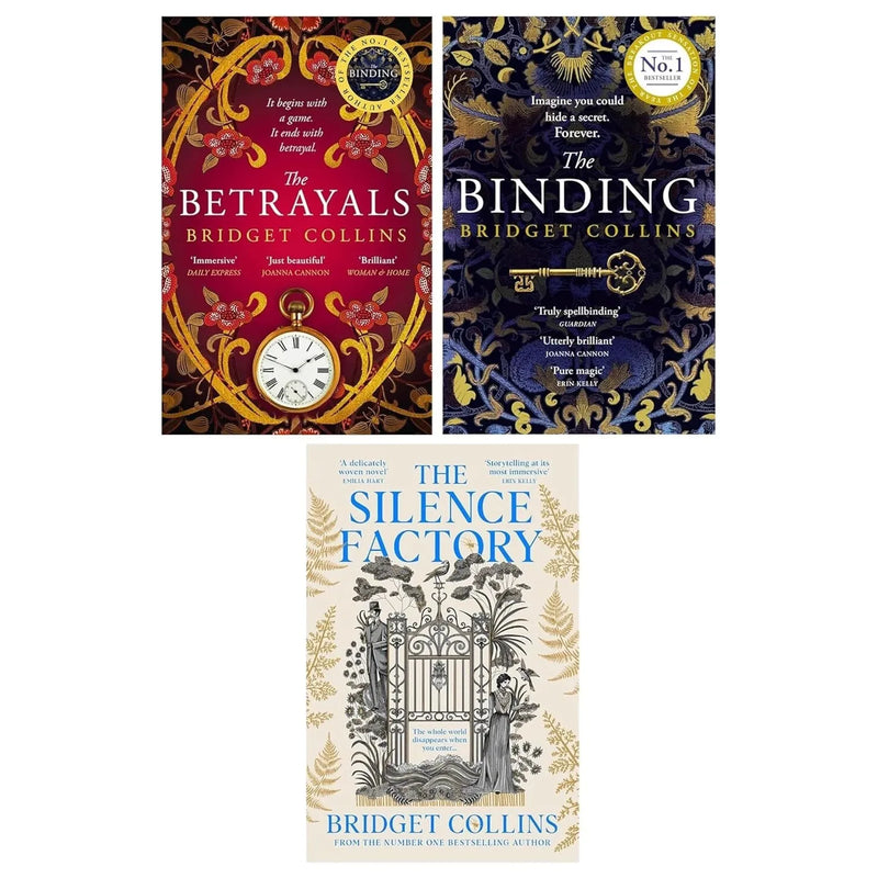 Bridget Collins Novels 3 Books Collection Set Silence Factory, Binding, Betrayals - The Book Bundle