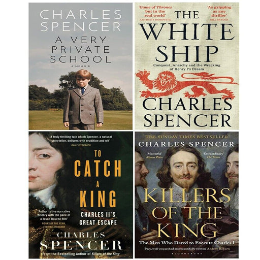 Charles Spencer Collection 4 Books Set A Very Private School,Killers of the King - The Book Bundle