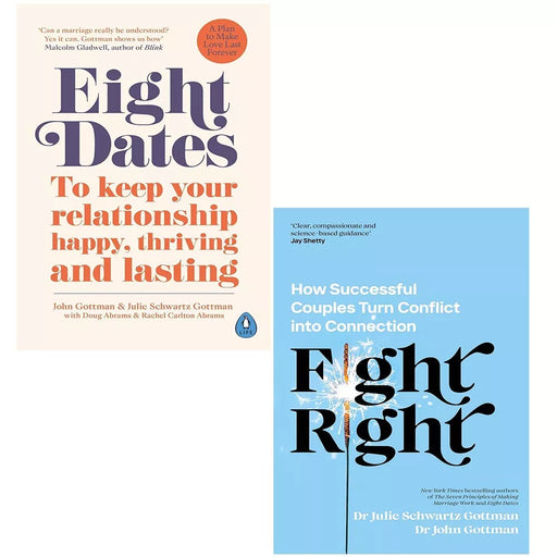 Fight Right How Successfuln & Eight Dates To keep  2 Books  Set - The Book Bundle