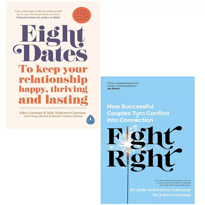 Fight Right How Successfuln & Eight Dates To keep  2 Books  Set - The Book Bundle