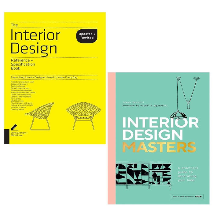 Interior Design Masters Reference and Specification Chris Grimley 2 Books Set - The Book Bundle