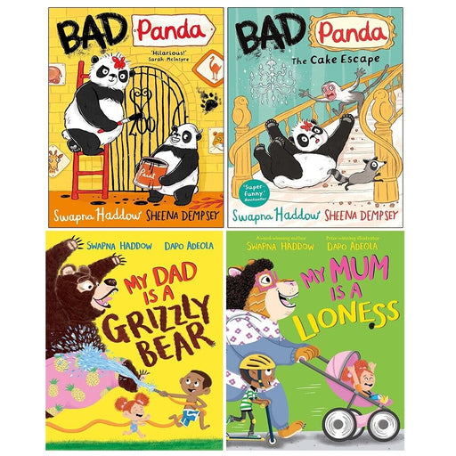 Bad Panda Swapna Haddow Collection 4 Books Set Cake Escape,My Mum is a Lioness - The Book Bundle