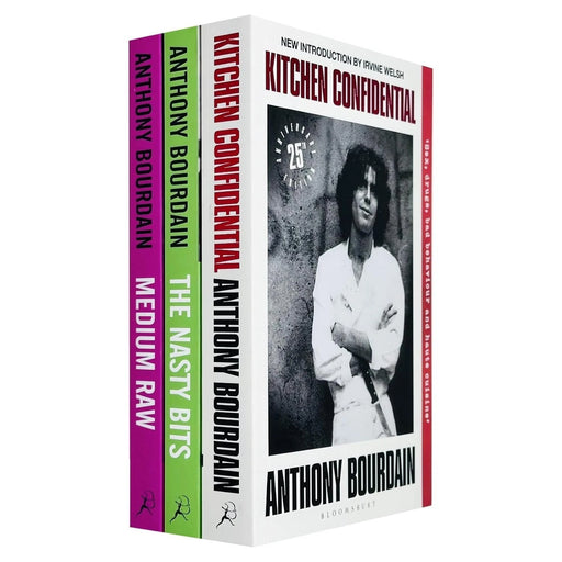 Anthony Bourdain Collection 3 Books Set (Medium Raw, Kitchen Confidential, The Nasty Bits) - The Book Bundle