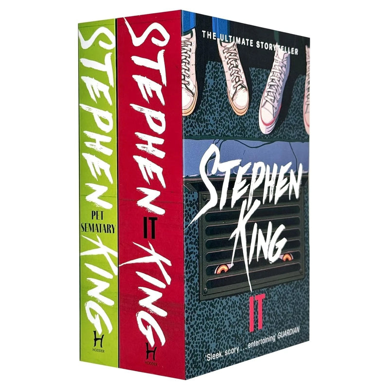 Stephen King 2 Books Collection Set (Pet Sematary, IT) Paperback - The Book Bundle
