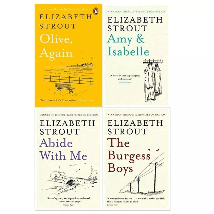 Elizabeth Strout 4 Books Collection Set (Olive, Again,Amy & Isabelle,Abide,Burgess Boy) - The Book Bundle