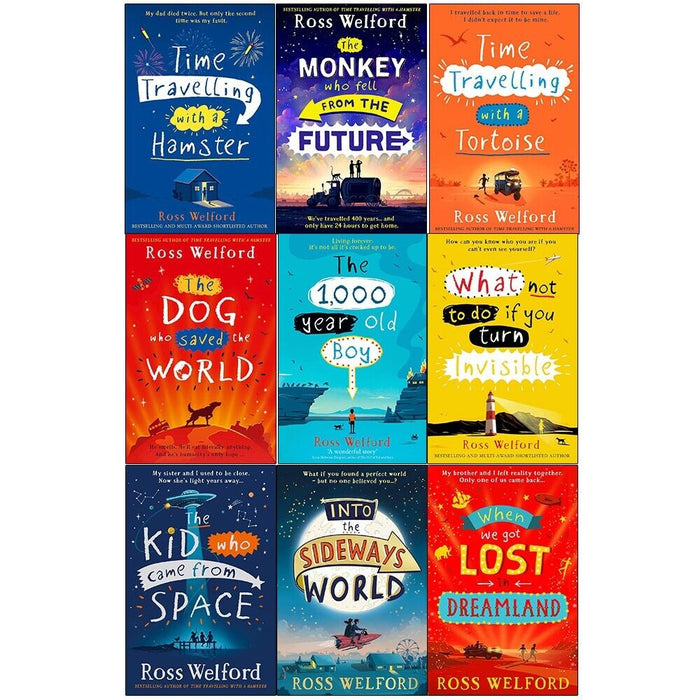 Ross Welford Collection 9 Books Set (Time Travelling, Dog Who Saved World & More) - The Book Bundle