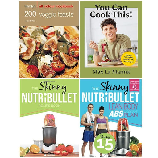 You Can Cook This, Hamlyn All Colour, Skinny NUTRiBULLET Recipe,Skinny NUTRiBULLET Lean Body 4 Books Set - The Book Bundle
