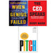 When Genius Failed, CEO Speaks Rudy Nash, Pitch Danny Fontaine 3 Books Set - The Book Bundle