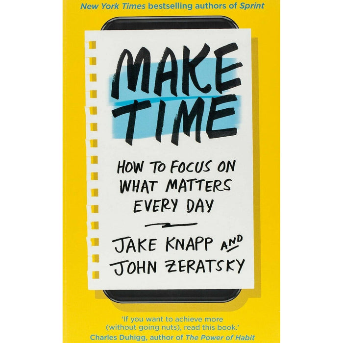 Make Time, Hyperfocus, How to Talk & Eat That Frog 4 Books Collection Set - The Book Bundle