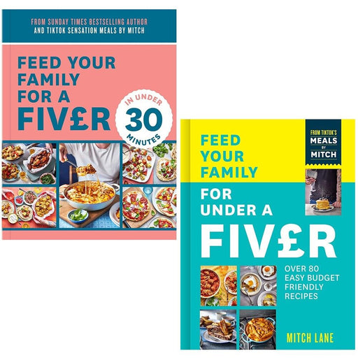 Feed Your Family for Under a Fiver Collection 2 Books Set by Mitch Lane - The Book Bundle