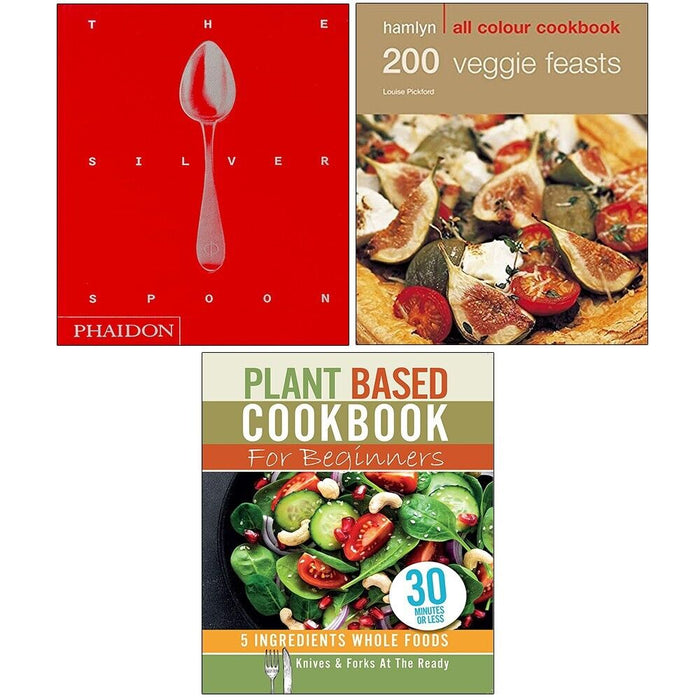 Silver Spoon,Plant Based Cookbook,Hamlyn All Colour Louise Pickford 3 Books Set - The Book Bundle