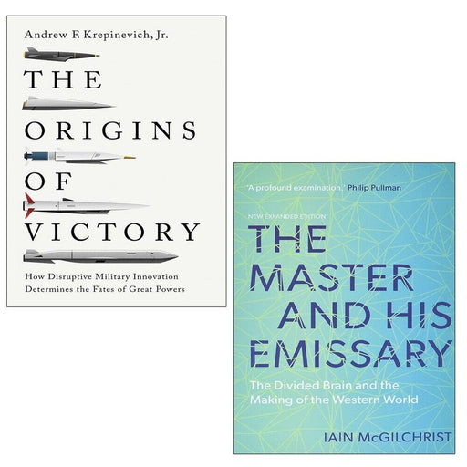Origins of Victory Krepinevich,Master and His Emissary Iain Mcgilchrist 2 Books Set - The Book Bundle