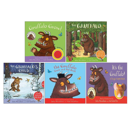 Julia Donaldson Gruffalo Collection 5 Books Set (Gruffalo Touch and Feel Book) - The Book Bundle