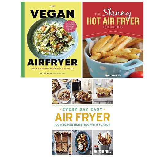 Vegan Air Fryer HB,Every Day Easy Air Fryer,Quick and Easy Air Fryer 3 Books Set - The Book Bundle