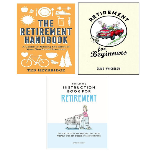 Little Instruction Book for Retirement Handbook,Retirement Beginners 3 Books Set - The Book Bundle