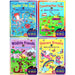 Little Artists Magic Water Posters Book 4 Books Collection Set Wildlife Friends - The Book Bundle