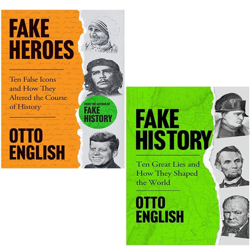 Otto English Collection 2 Books Set (Fake History & [Hardcover] Fake Heroes) - The Book Bundle