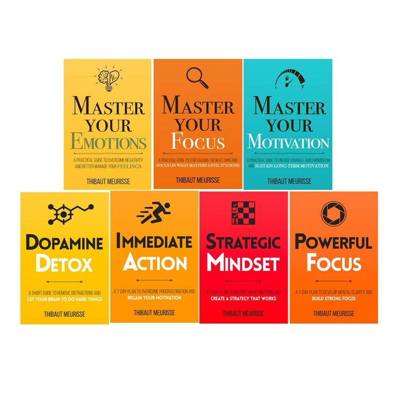 Thibaut Meurisse 7 Books Collection Set (Dopamine Detox, Immediate Action) - The Book Bundle