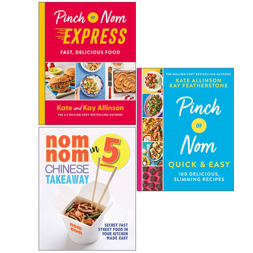 Pinch of Nom Express [HB], Nom Nom Chinese, Quick & Easy [HB] 3 Books Set - The Book Bundle
