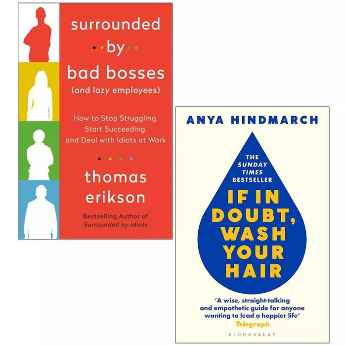 Surrounded by Bad Bosses, Wash Your Hair 2 Books Set - The Book Bundle