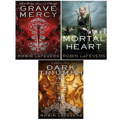 His Fair Assassin Trilogy Series 3 Books Set by (Robin LaFevers Grave Mercy,Morta) - The Book Bundle
